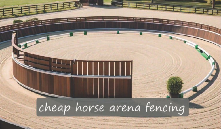 cheap horse arena fencing